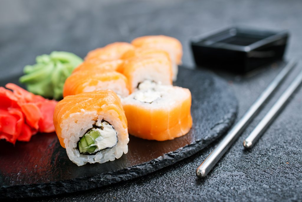 Japanse cuisine en thuisbezorgd