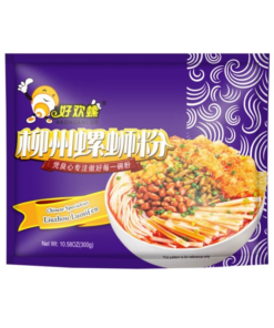 HaoHuanLuo Rijstnoedels met rivierslakken Klassieke paarse verpakking