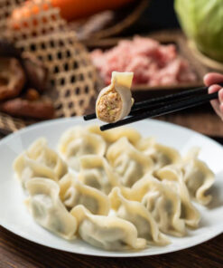 Bevroren varkensvlees bleekselderij ravioli