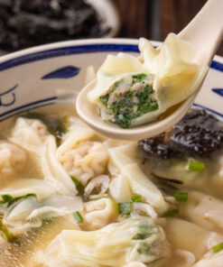 Wonton met rundvlees en koriander