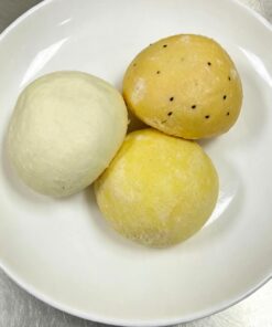 手工老面三拼馒头（120克×3个）