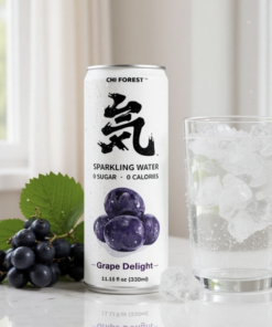 元气森林夏黑葡萄气泡水 330ml